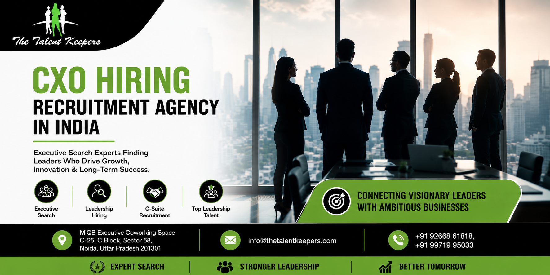 CXO Hiring Recruitment Agency in India by The Talent Keepers
